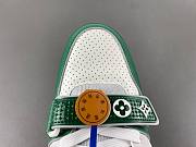 Louis Vuitton LV trainer Velcro green and white - 5