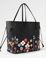 Louis Vuitton LV x TM Neverfull Black MM Superflat 31x28x14cm - 3