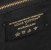 Louis Vuitton LV x TM Neverfull Black MM Superflat 31x28x14cm - 6