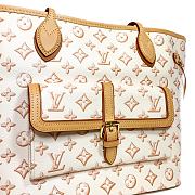 LV Neverfull Buci Box White MM Bag Size 32 x 28 x 14 cm - 2