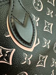 LV Neverfull Buci Box Black MM Bag Size 32 x 28 x 14 cm - 2