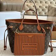 Louis Vuitton LV Neverfull MM Brown Monogram 32x27x14cm - 1