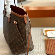 Louis Vuitton LV Neverfull MM Brown Monogram 32x27x14cm - 3