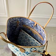 Louis Vuitton LV Neverfull MM Lagoon Blue 31 x 28 x 14 cm - 3