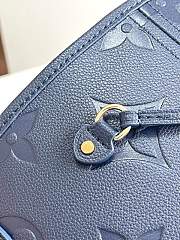 Louis Vuitton LV Neverfull MM Navy Blue 31 x 28 x 14 cm - 4