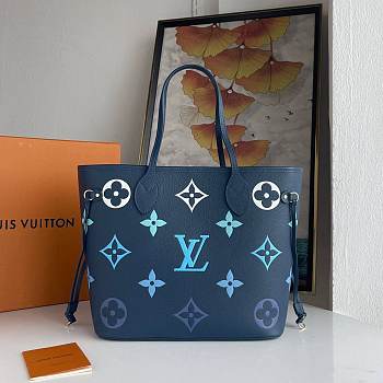 Louis Vuitton LV Neverfull MM Blue Gradient 31 x 28 x 14 cm