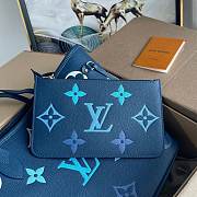 Louis Vuitton LV Neverfull MM Blue Gradient 31 x 28 x 14 cm - 3