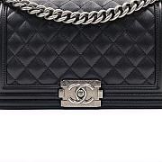 Boy Chanel Handbag Medium Granied Calfskin A67086 size (25 x 15 x 9 CM) - 6