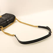 CHANEL Quilted CC GHW Boy 25 Chain Shoulder Bag A67086 Calfskin Leather Black  size 25x14x6.5cm - 4