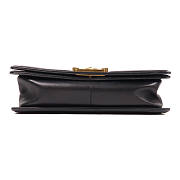 CHANEL CC GHW Boy 25cm Chain Shoulder Bag Lambskin Leather black size 25x15x7cm - 2