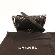 CHANEL CC SHW Boy Chanel 20 Shoulder Bag Calfskin Leather A67085 Black size 20x13x6cm - 3