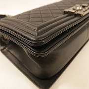 CHANEL CC Boy 25 Chain Shoulder Bag Calfskin Leather Black size 25x15x7.5cm - 3