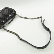 CHANEL CC SHW Boy 25 Chain Shoulder Bag Lambskin Leather Black size 25x16x7cm - 5