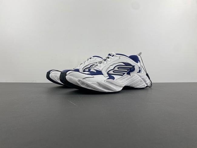 Balenciaga Men's Monday Shoe in Navy/white 825418WDWTS4090  - 1