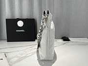 Chanel 22 garbage bag silver Size: 35*37*7 cm - 4
