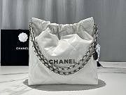 Chanel 22 garbage bag silver Size: 35*37*7 cm - 5