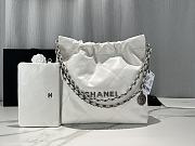 Chanel 22 garbage bag silver Size: 35*37*7 cm - 6