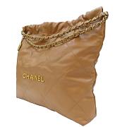 CHANEL Matelasse 22 Shoulder Bag Lambskin Chai  size 35x34x8cm - 6