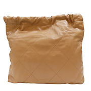 CHANEL Matelasse 22 Shoulder Bag Lambskin Chai  size 35x34x8cm - 3