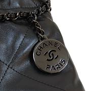 CHANEL Matelasse Chanel 22 So Black Shoulder Bag Lambskin Black size 18x20x7cm - 4