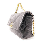 CHANEL CC Chanel 19 Chain Shoulder Bag Lambskin Leather Black size 25cm - 5