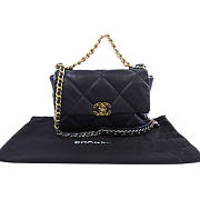 CHANEL CC GHW Chanel 19 Chain Hand Shoulder Bag Lambskin Leather size 30cm - 3