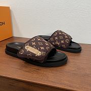 Lv pool pillow flat comfort Marrom Brown - 4
