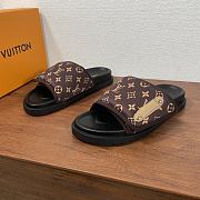 Lv pool pillow flat comfort Marrom Brown - 5