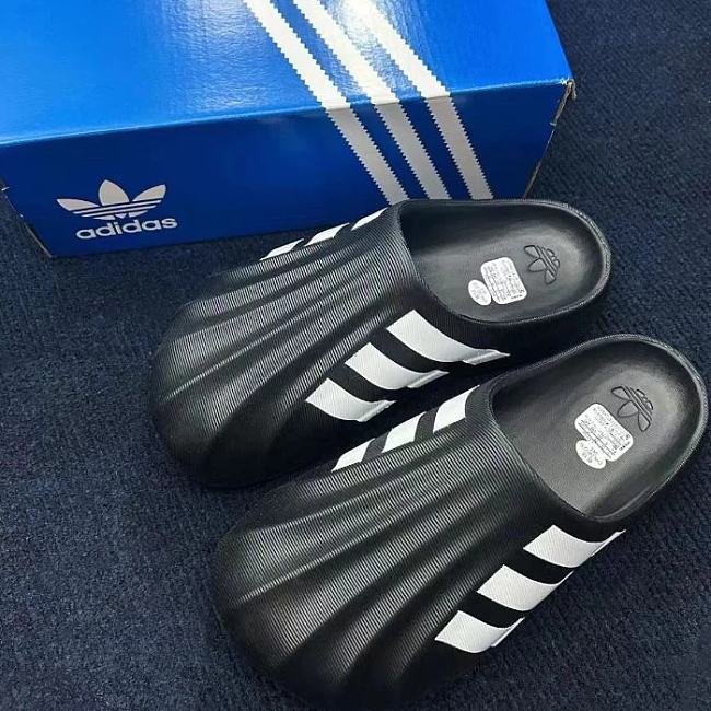 Adidas Sandal adiFOM Superstar Mule Black White - 1