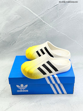 Adidas Originals AdiFOM White Yellow Sandals Standard