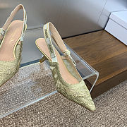 J'Adior Slingback Pumps Women D-Lace Butterfly Motif Macrame Gold - 2