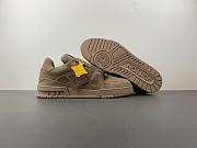 LV Trainer Sports Shoes Cognac Brown - 3