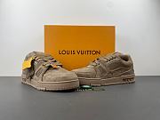 LV Trainer Sports Shoes Cognac Brown - 4
