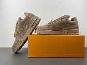 LV Trainer Sports Shoes Cognac Brown - 6