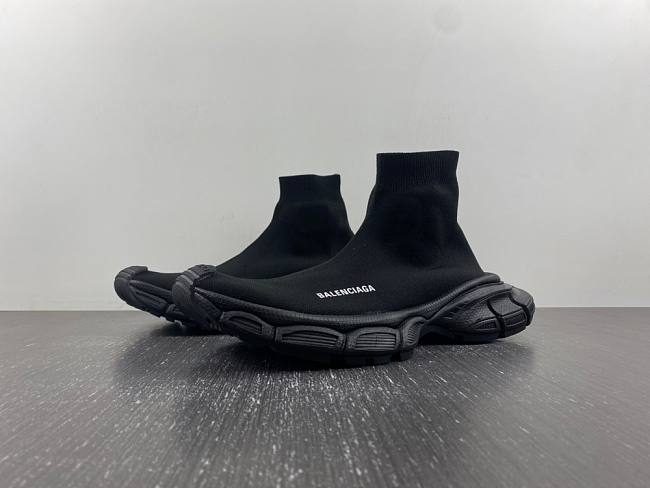 BALENCIAGA 3XL SOCK FULL BLACK - 1