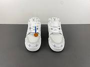Louis Vuitton Trainer white gray floral heel GNLV62 - 6