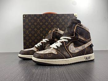 Louis Vuitton x Nike Air Jordan 1 High Monogram
