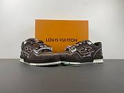 LOUIS VUITTON Trainer Low-Top Skateboard Shoes Men's Brown 1AD7C3 - 4