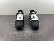 Louis Vuitton Trainer Black Embossed Monogram Black/White 1AAREY - 3