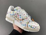 Louis Vuitton LV Trainer Takashi Murakami White 1AGZDL - 2