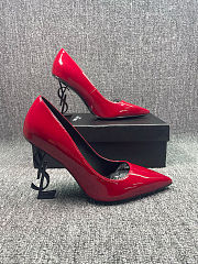 YSL OPYUM PUMP'S RED Patent Leather - 3