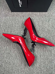 YSL OPYUM PUMP'S RED Patent Leather - 4