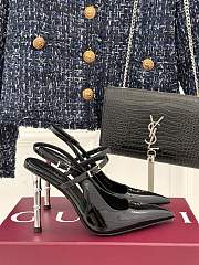 Gucci 25S summer new bamboo metal heel high heel BLACK - 2