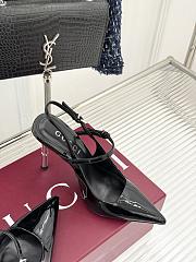 Gucci 25S summer new bamboo metal heel high heel BLACK - 6