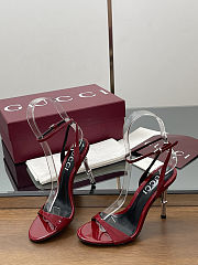GUCCI patent leather high heels 9.5cm high red - 6