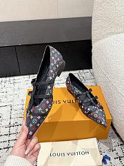 LouisVuitton25 Spring and Summer Pointed High Heels Eagle black - 3