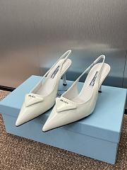 Prada 2025 Spring and Summer catwalk white heigh 7.5cm - 3