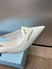 Prada 2025 Spring and Summer catwalk white heigh 7.5cm - 4