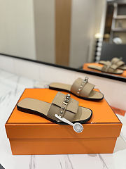 Hermes Giulia Sandal brown - 6