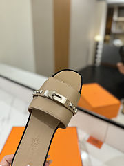 Hermes Giulia Sandal brown - 5